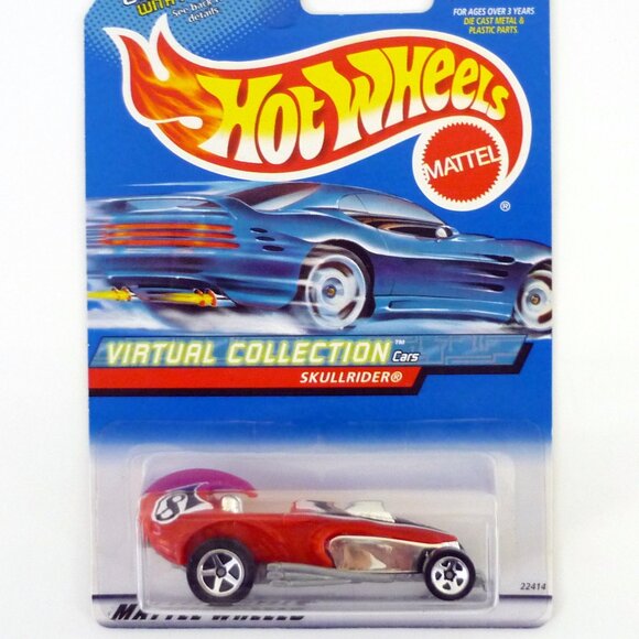 Hot Wheels Skullrider #138 Virtual Collection Red Die-Cast Car 2000 - Picture 1 of 1